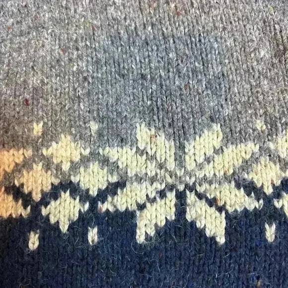 Vintage Etchings Fair Isle Wool Blend Grandpa Men’s Sweater Size XL - Picture 2 of 7